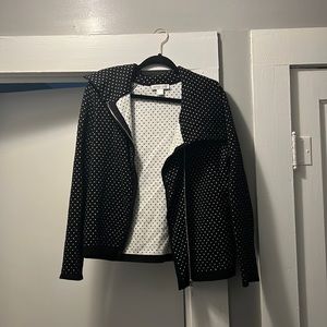 Christopher & Banks Polka dot Jacket